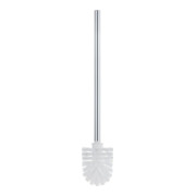 Keuco Brosse WC Plan 14972 chromée, avec manche, tête de brosse blanche