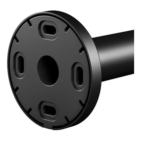 Keuco Toilettenpapier-Ersatzrollenhalter Plan schwarz, für Rollenbreite 100/120mm