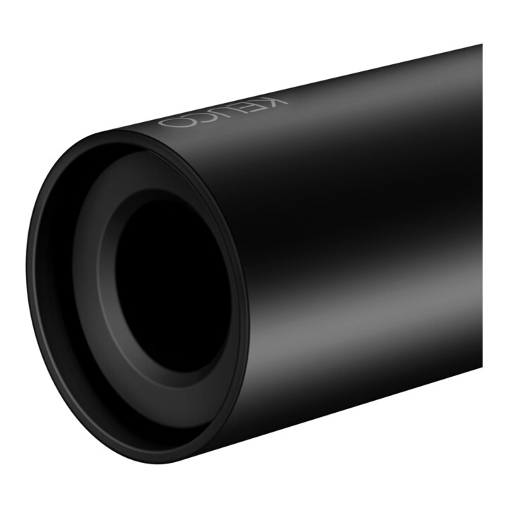 Keuco Toilettenpapier-Ersatzrollenhalter REVA schwarz matt, für Rollenbreite 100/120mm