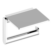 Keuco Toilettenpapierhalter Plan off., m Abl., Alu si-elox / schwarz