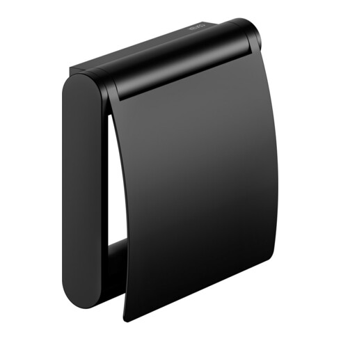 Keuco Toilettenpapierhalter Plan schwarz, mit Deckel