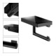 Keuco Toilettenpapierhalter REVA s m, m Glas, off F., Rollenbr. 100/120mm