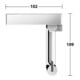 Keuco Toilettenpapierhalter REVA vc, m Glas, off F., Rollenbr. 100/120mm