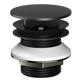 Keuco Valve de tige G 1 1/4, noir mat