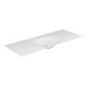 Keuco Varicor lavabo individuel Edition 11 arkt blanc s-mat, 210x53,5 cm, avec HL/ÜL-1