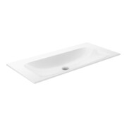 Keuco Vasque céramique X-Line 100,5x49,3cm, sans trop-plein ni trop-plein, blanc