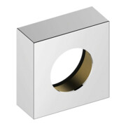 Keuco Verlängerungsrosette IXMO SW-chrom geb., eck., f Ab- + Umst-V, UP