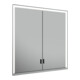 Keuco Vis à aggloméré porte longue Royal Lumos 70x73x16cm, sans Abl, BL, argenté anodisé-1