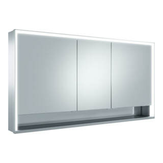 Keuco Vis à aggloméré Portes courtes Royal Lumos 140x73x16cm, avec Abl, WV, 3 portes, si-élox
