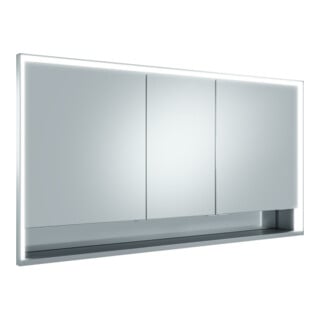 Keuco Vis à aggloméré portes courtes Royal Lumos 140x73x16cm, m Abl, BL, H, alu-anodisé