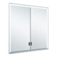 Keuco Vis à bois longue porte Royal Lumos 70x73,5x13cm, sans Abl DALI, BL, alu-sil-1