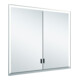 Keuco Vis à bois pour porte longue Royal Lumos 80x73x13cm, sans abattant, blanc, argent anodisé-1
