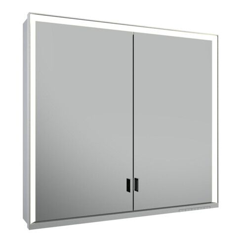 Keuco Vis à bois pour porte longue Royal Lumos 80x73x16cm, sans Abl, WV, 2 portes, alu anodisé argent