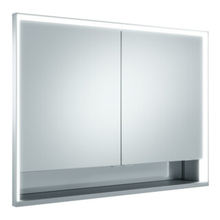 Keuco Vis à bois pour portes courtes Royal Lumos 100x73x16cm, avec Abl, blanc, 2 pièces, avec Hz