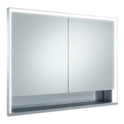 Keuco Vis aggloméré portes courtes Royal Lumos 105x73x16cm, avec Abl, encastré mural, 2 portes