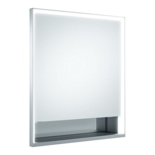 Keuco Vis pour panneau aggloméré porte courte Royal Lumos 65x73x13cm, An L, BL, Miroir Hz., avec Abl