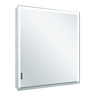 Keuco Vis pour panneau longue porte Royal Lumos 65x73x13cm, An R, WV, 1-volet, alu anodisé