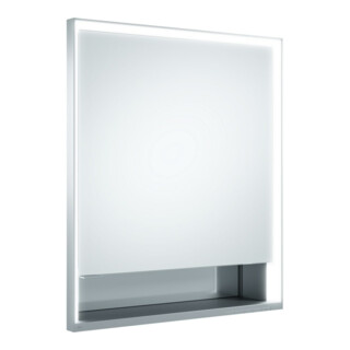 Keuco Vis pour panneau porte courte Royal Lumos 65x73x13cm, gauche, blanc, 1 vantail, avec tablette