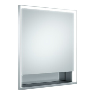 Keuco Vis pour panneau porte courte Royal Lumos 65x73x16cm, gauche, blanc, 1 vantail, avec tablette