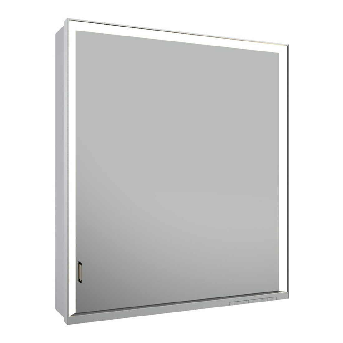 Keuco Vis pour panneau porte longue Royal Lumos 65x73x16cm, An R, WV, 1p, alu anodisé