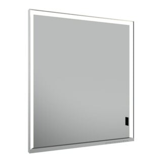 Keuco Vis pour panneau porte longue Royal Lumos 65x73x16cm, gauche, blanc, 1 vantail, avec tablette