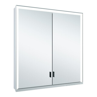 Keuco Vis pour panneau porte longue Royal Lumos 70x73x13cm, o Abl, WV, 2-p., si-élox