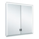 Keuco Vis pour panneau porte longue Royal Lumos 70x73x13cm, o Abl, WV, 2-p., si-élox-1