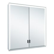 Keuco Vis pour panneau porte longue Royal Lumos 70x73x13cm, o Abl, WV, 2-p., si-élox