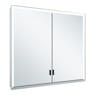 Keuco Vis pour panneau porte longue Royal Lumos 80x73x13cm, o Abl, WV, 2-p., si-élox