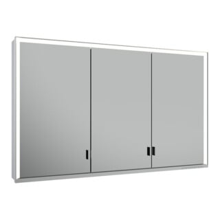 Keuco Vis pour panneaux longues portes Royal Lumos 120x73x16cm, sans Abl, WV, 3-pces, anodisé argent