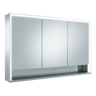 Keuco Vis pour panneaux portes courtes Royal Lumos 120x73x16cm, c/abl, WV, 3p, alu-anod