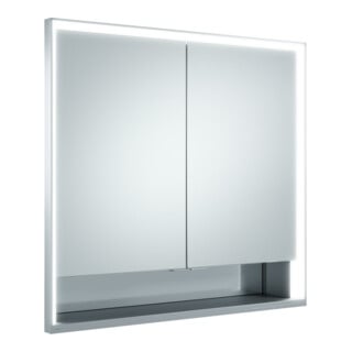 Keuco Vis pour panneaux portes courtes Royal Lumos 70x73x16cm, m Abl, encastré, 2 portes