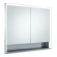 Keuco Vis pour panneaux portes courtes Royal Lumos 90x73x13cm, avec Abl, encastré, 2 portes-1