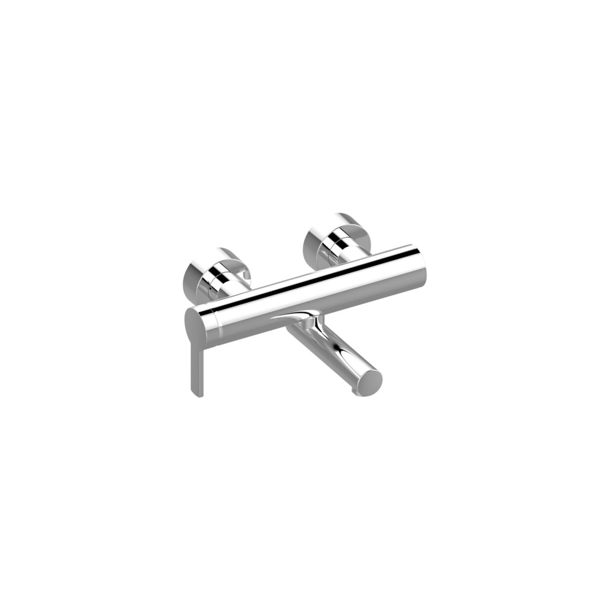 Keuco Wand-Waschtisch-Einhebelmischer Plan blue Aluminium-finish, 249mm, Aufputz