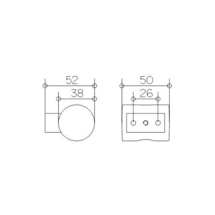 Keuco Wandbrausehalter PLAN verchromt