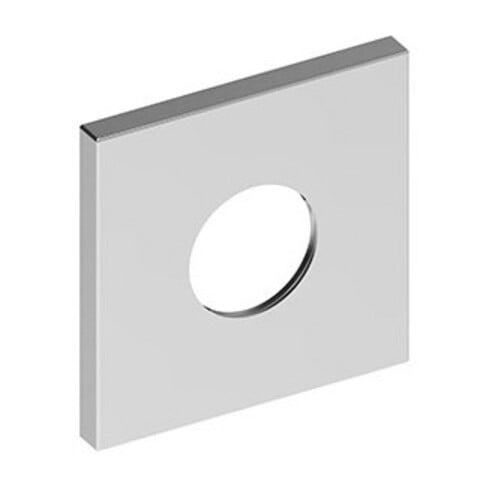 Keuco Wandrosette carrée IXMO 105x105mm, f Ab/Umstellvtl., encastrée, chromée