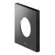 Keuco Wandrosette eckig IXMO 105x105mm, f Ab/Umstellvtl., UP, sw matt-1