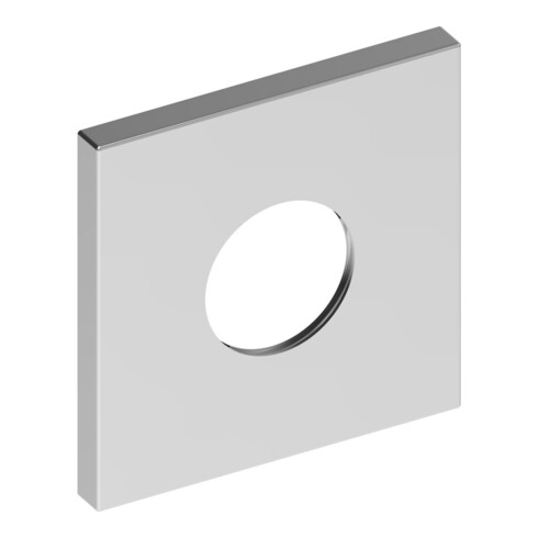 Keuco Wandrosette IXMO 105x105mm, ek, f THM, UP, SW-chrom geb.