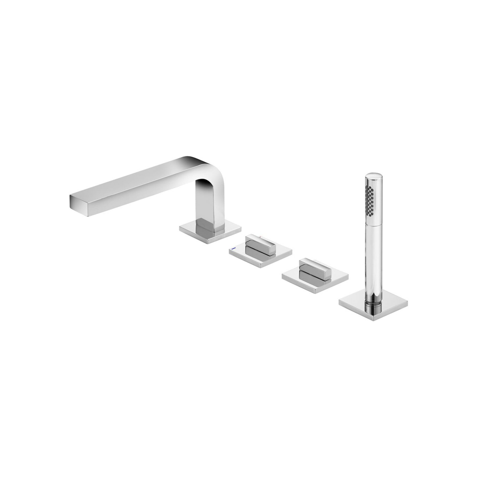 Keuco Wannen-4-Loch-Armatur Edition 11 WR-Mont., Ausl. 220mm, SW-chrom geb.