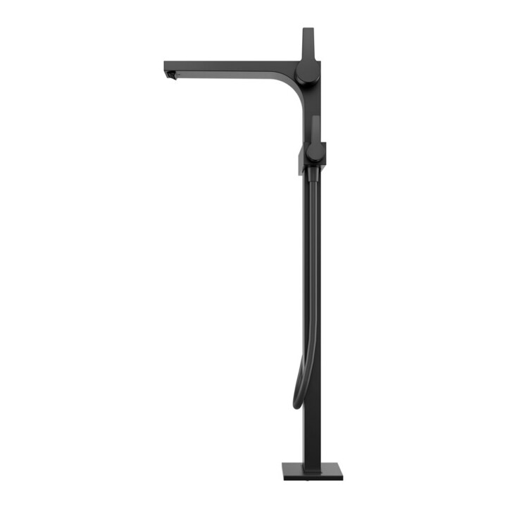 Keuco Wannen-Einhebelmischer Edition 11 bodensteh., Ausl. 291mm, schwarz matt