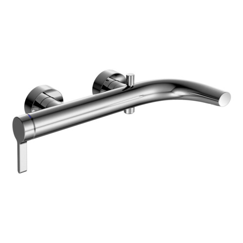 Keuco Wannen-Einhebelmischer Edition 400 Schwarzchrom gebürstet