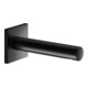 Keuco Wanneneinlauf IXMO Ausl. 180mm, sw matt, eckige Rosette-1