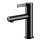Keuco Waschtisch-Einhebelmischer 100 IXMO Pure Ausl. 110mm, o. Abl-Garnitur, sw matt-1