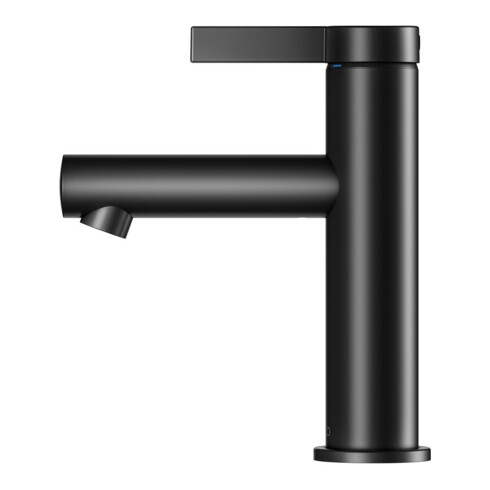 Keuco Waschtisch-Einhebelmischer 100 IXMO Pure Ausl. 110mm, o. Abl-Garnitur, sw matt