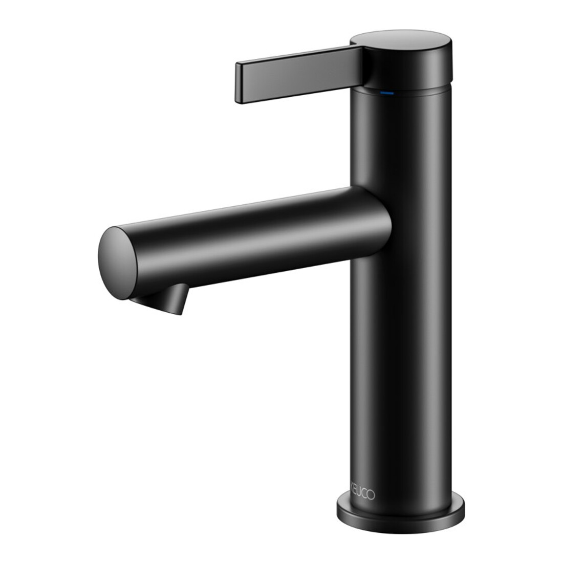 Keuco Waschtisch-Einhebelmischer 100 IXMO Pure Ausl. 110mm, o. Abl-Garnitur, sw matt