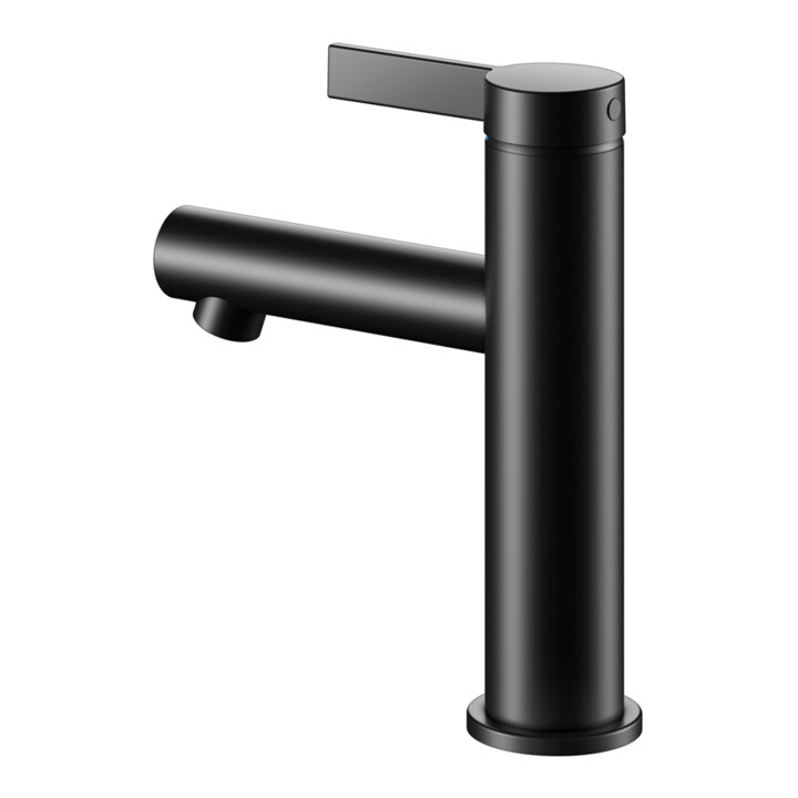 Keuco Waschtisch-Einhebelmischer 100 IXMO Pure Ausl. 110mm, o. Abl-Garnitur, sw matt