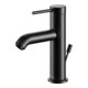 Keuco Waschtisch-Einhebelmischer 100 IXMO Soft Ausl. 114mm, m Abl-Garnitur, sw matt-1
