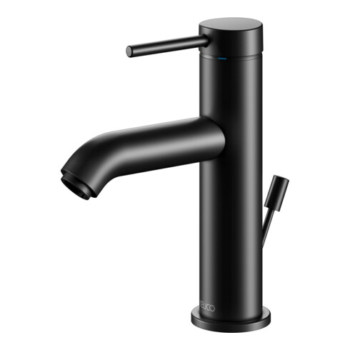 Keuco Waschtisch-Einhebelmischer 100 IXMO Soft Ausl. 114mm, m Abl-Garnitur, sw matt
