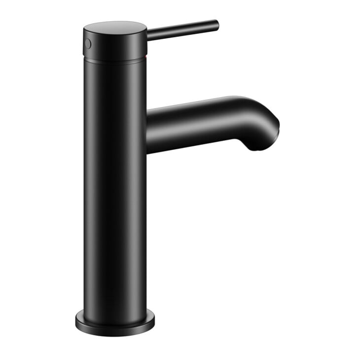Keuco Waschtisch-Einhebelmischer 100 IXMO Soft Ausl. 114mm, o. Abl-Garnitur, sw matt