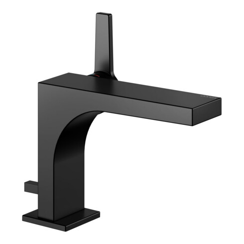 Keuco Waschtisch-Einhebelmischer 110 Edition 11 Ausl. 136mm, m Abl.garn, schwarz matt
